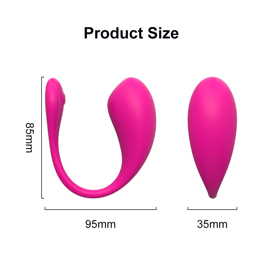 Wearable Sex Toy C shape Clitoral Stimulator Masturbate with App Control Adult Sex Toy