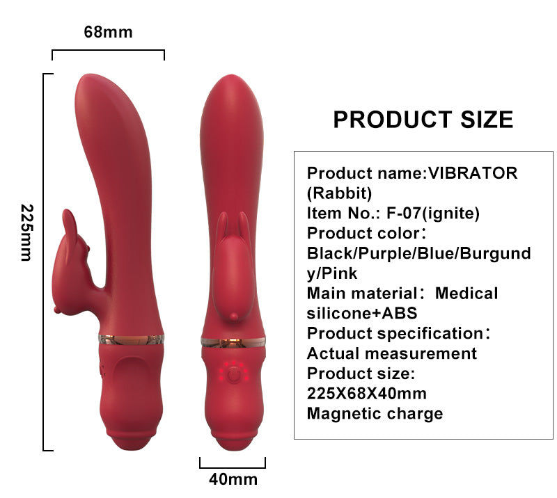 Silicone Rabbit Vibrator bathroom Masturbation Toy For Women Vibrating