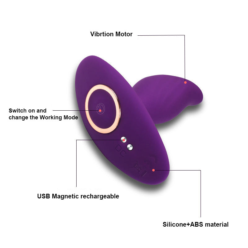High Quality Smooth Good Feeling Anal Toy USB Magnetic Rechargeable Anal Fart Masturbation