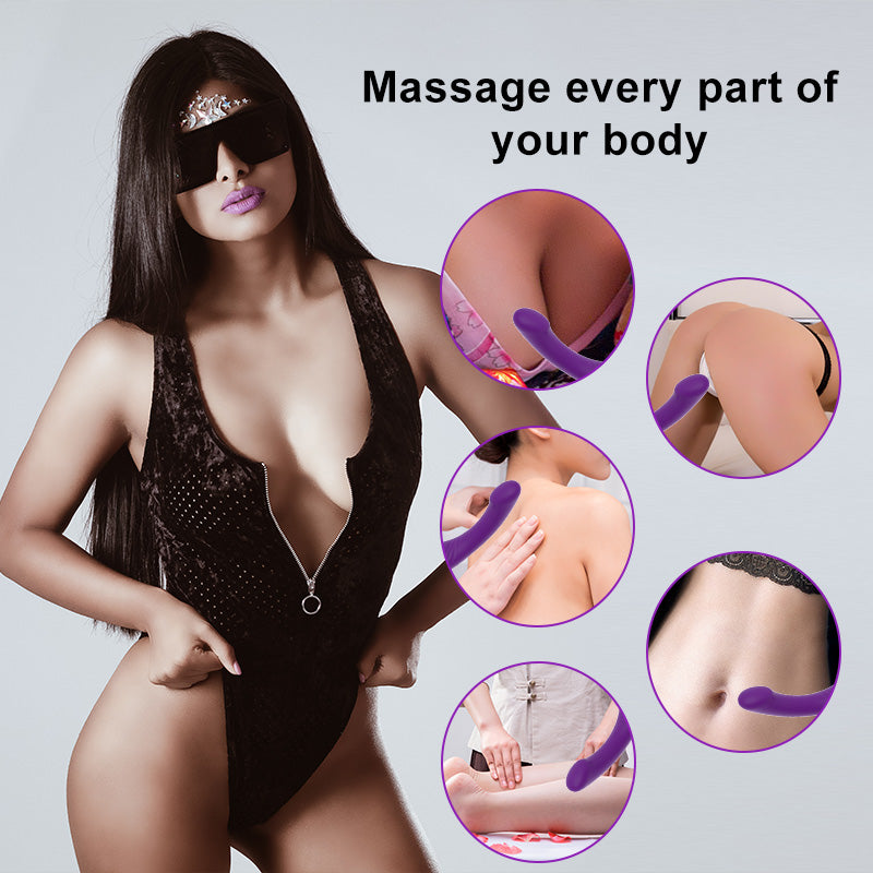 G Spot Vibrator Tongue Licking Stimulation for Women 12 Speeds Medical Silicone Waterproof Magnetic