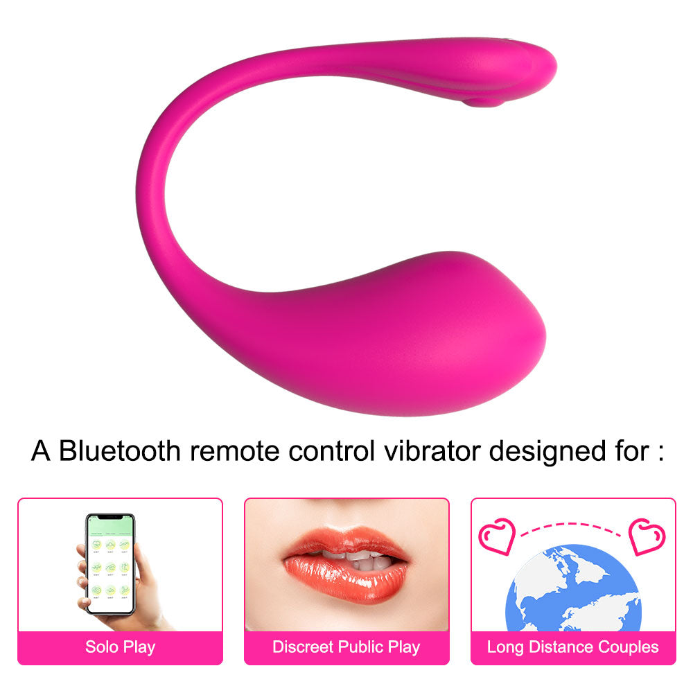 Wearable Sex Toy C shape Clitoral Stimulator Masturbate with App Control Adult Sex Toy