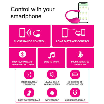 Wearable Sex Toy C shape Clitoral Stimulator Masturbate with App Control Adult Sex Toy