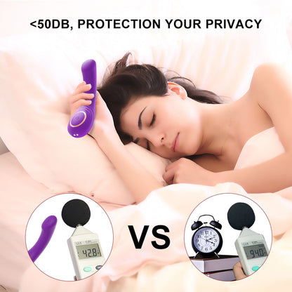 G Spot Vibrator Tongue Licking Stimulation for Women 12 Speeds Medical Silicone Waterproof Magnetic
